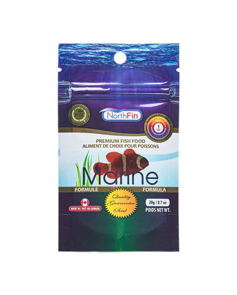 NorthFin Marine Formula - 1 mm Sinking Pellets - 20 g