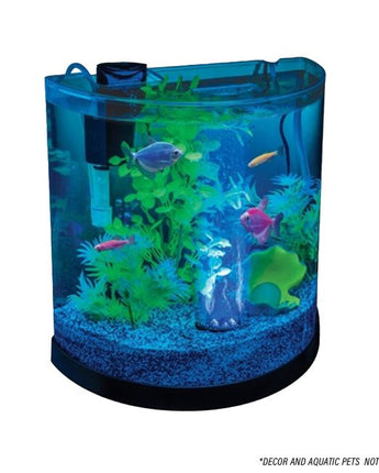Tetra GloFish Half-Moon Bubbling Aquarium KiT