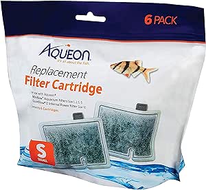 Aqueon Replacement Filter Cartridge - small- 6 pk