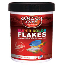 Omega One Super Color Tropical Fish Flakes- 1oz