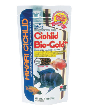 Hikari Cichlid Biogold+ - Medium Pellets - 8.8 oz