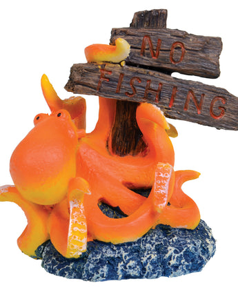 Underwater Treasures "No Fishing" Octopus