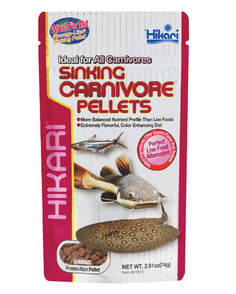 Hikari Sinking Carnivore Pellets - 2.2 lb