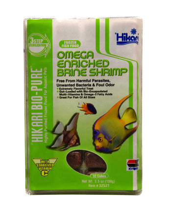 Hikari Frozen Omega Enriched Brine Shrimp - 3.5 oz